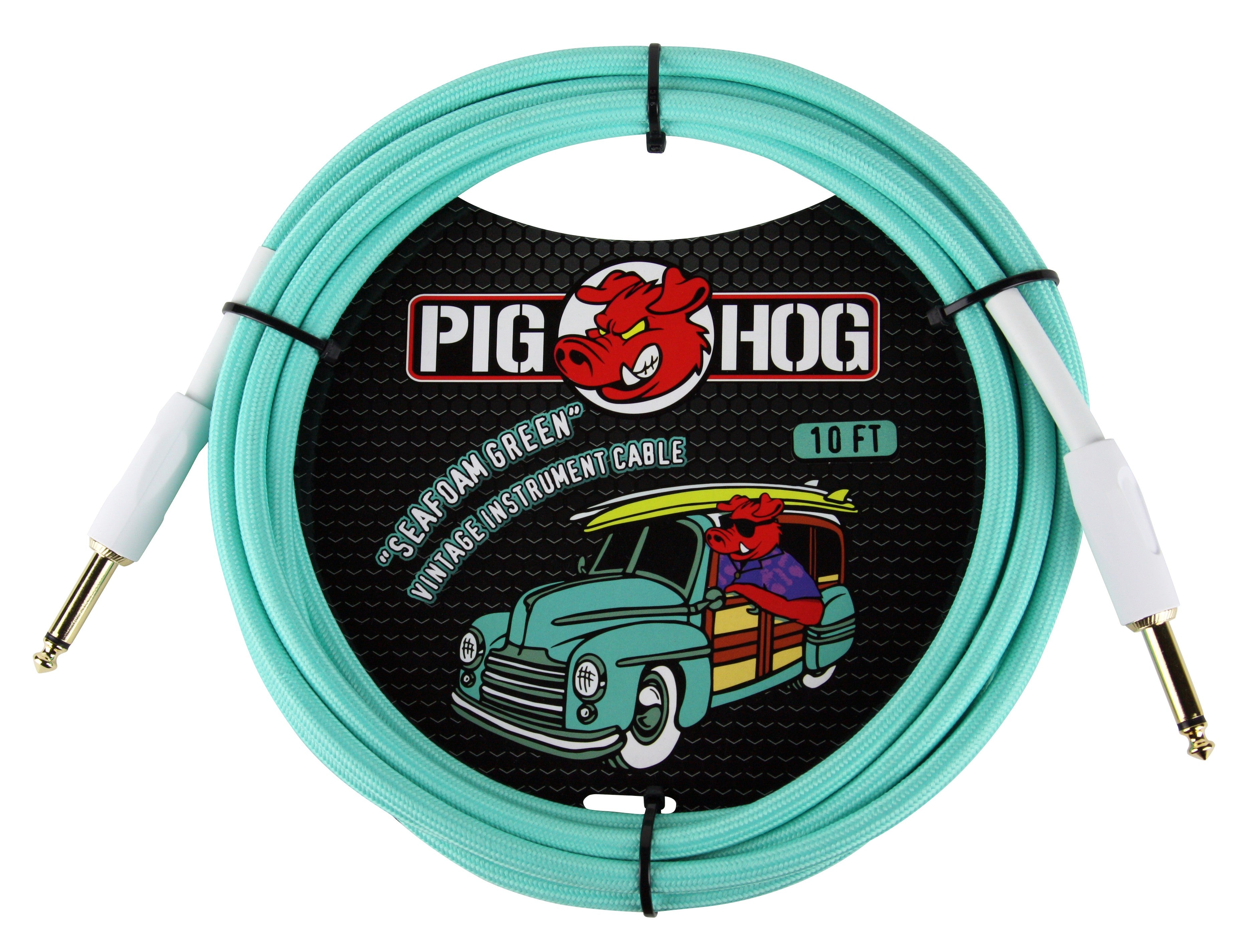 Pig Hog "Seafoam Green" Instrument Cable