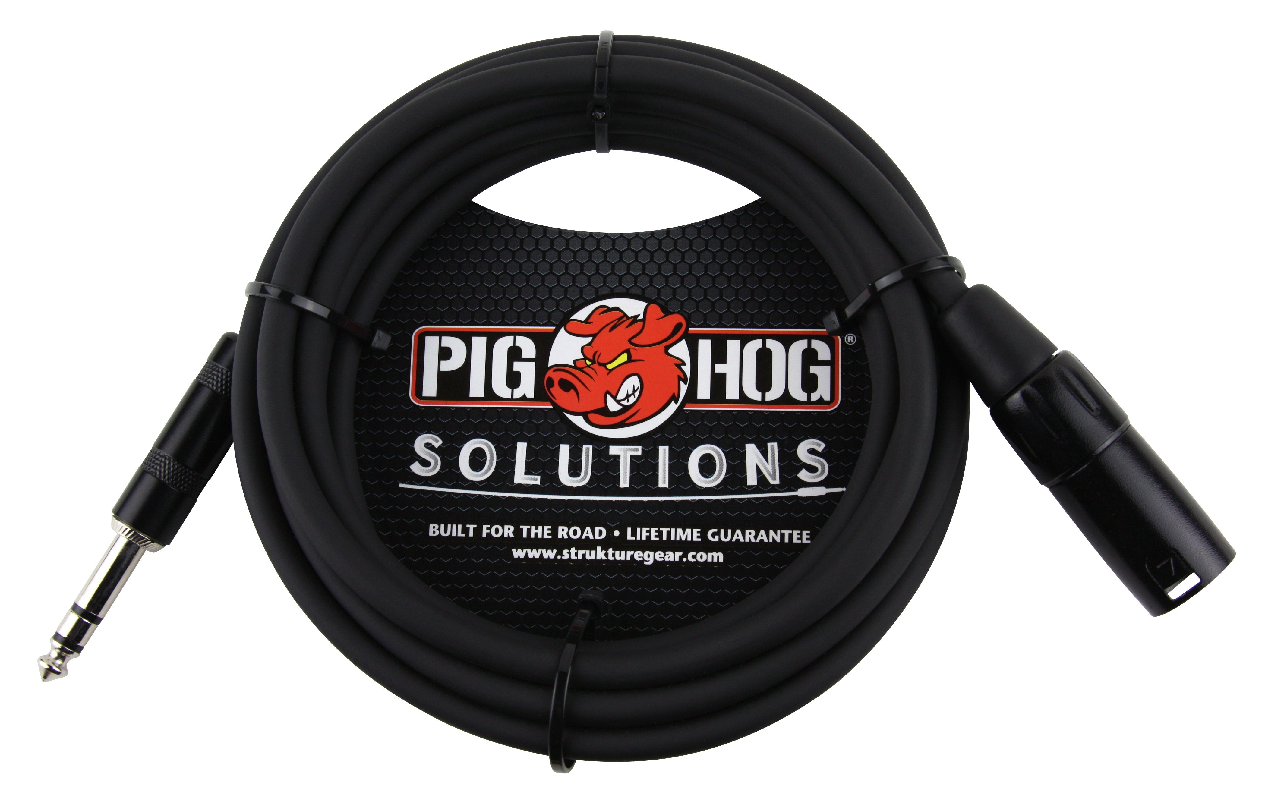 Pig Hog Solutions - 25ft TRS(M)-XLR(M) Balanced Cable