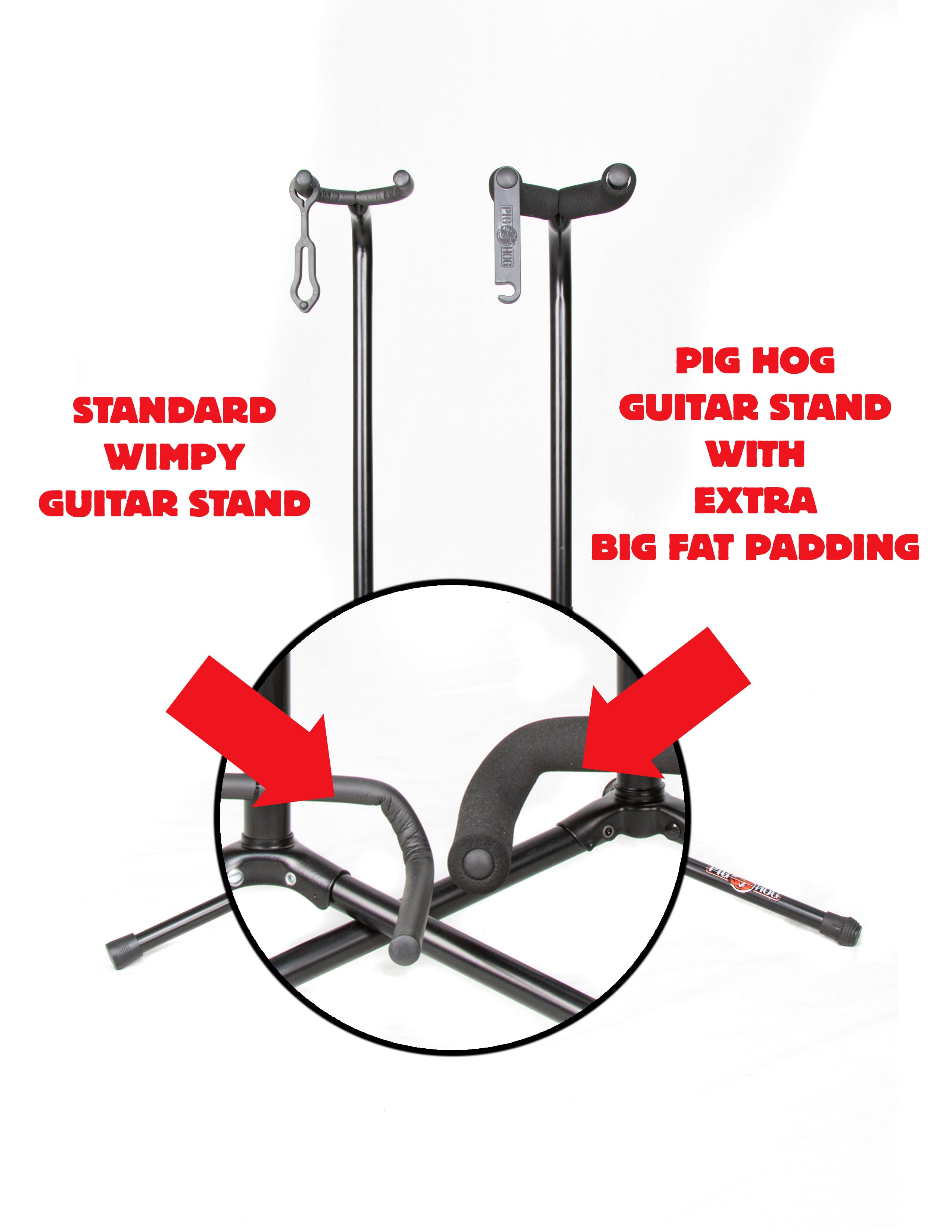 Pig Hog Guitar Stand, Comparison