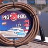 Pig Hog "Tuscan Brown" Woven Mic Cable, 20ft XLR