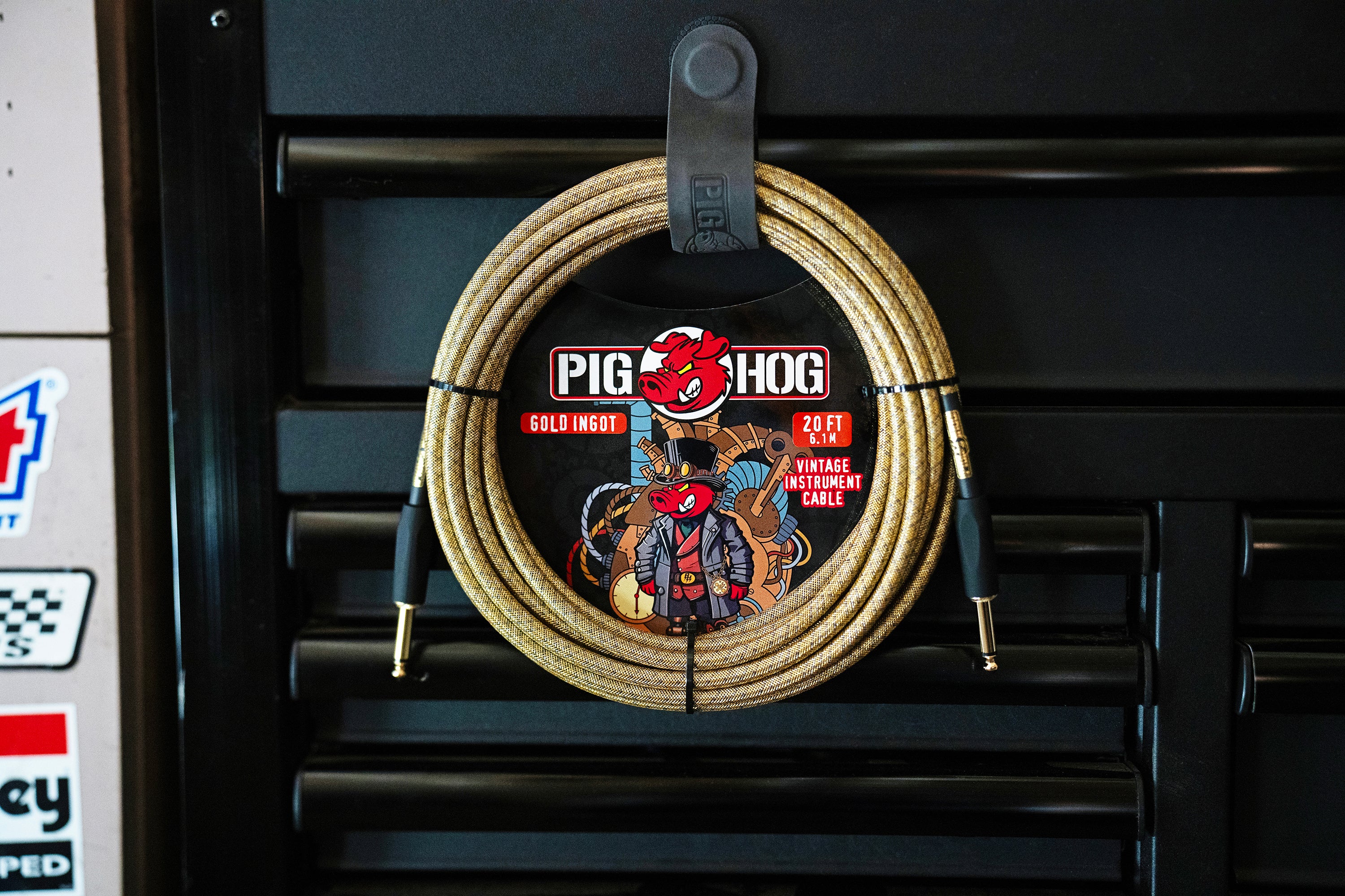 Pig Hog "Gold Ingot" Instrument Cable, 10ft