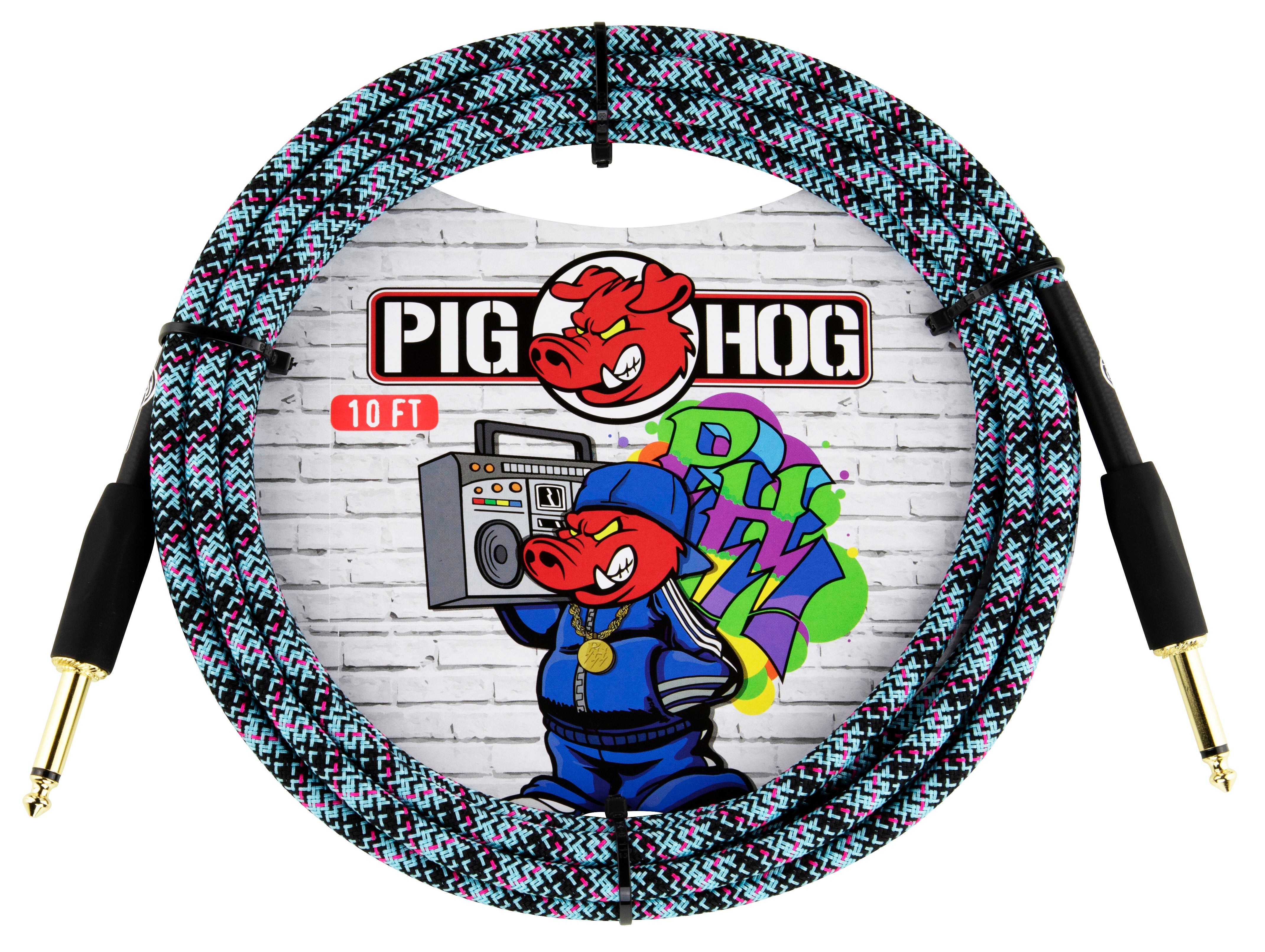 Pig Hog "Blue Graffiti" Instrument Cable