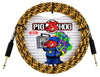 Pig Hog "Orange Graffiti" Instrument Cable, 10ft Straight