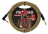 Pig Hog "Gold Ingot" Instrument Cable, 10ft Right Angle