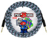 Pig Hog "Blue Graffiti" Instrument Cable, 20ft Straight