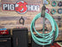 Pig Hog Hex Series Right Angle Mic Cable - Seafoam Green