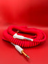 Pig Hog "Half Coil" Instrument Cable - Candy Apple Red