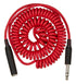 Hex Series Coiled Headphone Extension Cable, 1/4" - 15ft - Candy Apple Red