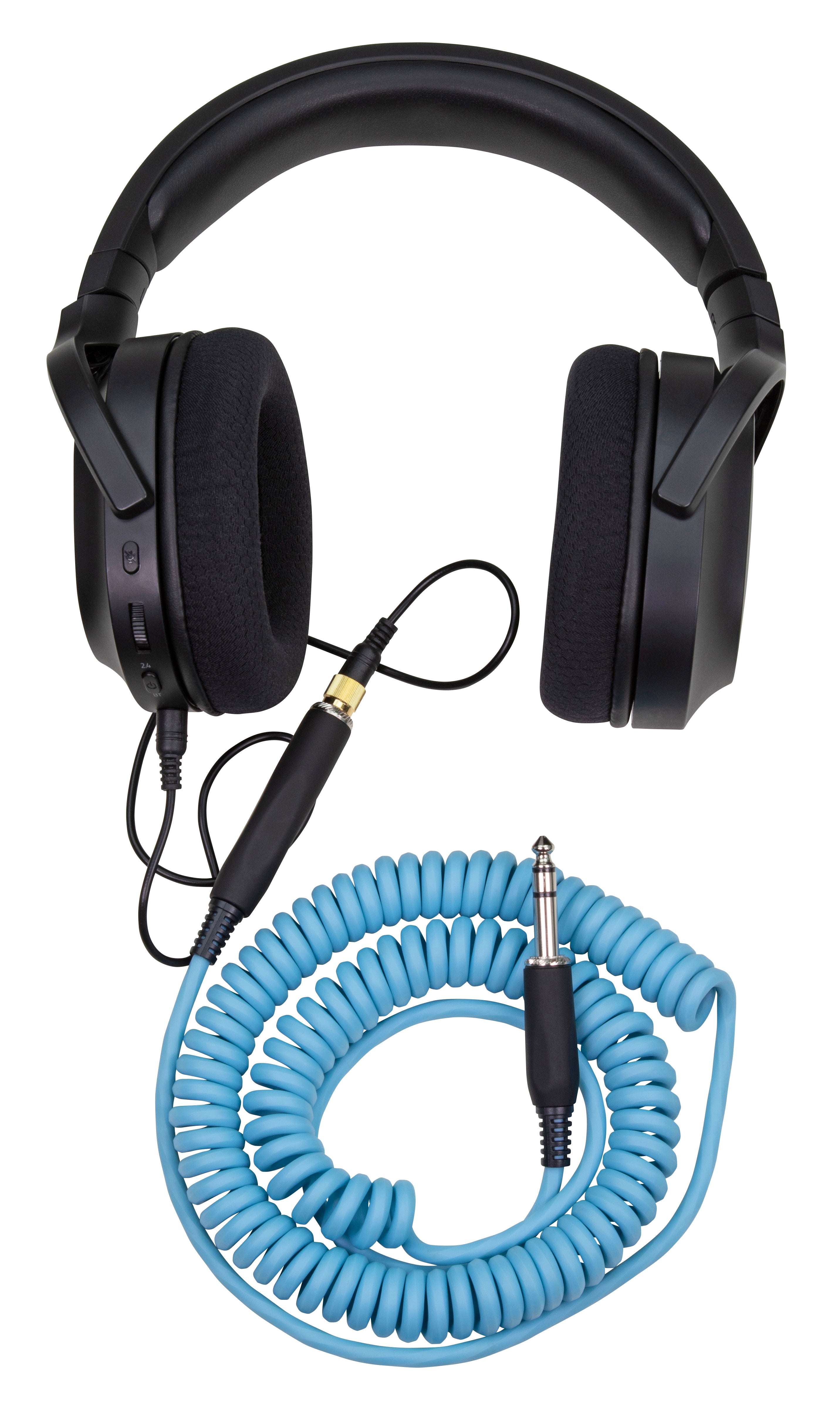 Hex Series Coiled Headphone Extension Cable, 1/4