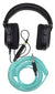 Hex Series Coiled Headphone Extension Cable, 1/4" - 15ft - Seafoam Green