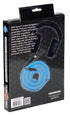 Hex Series Coiled Headphone Extension Cable, 1/4" - 25ft - Daphne Blue