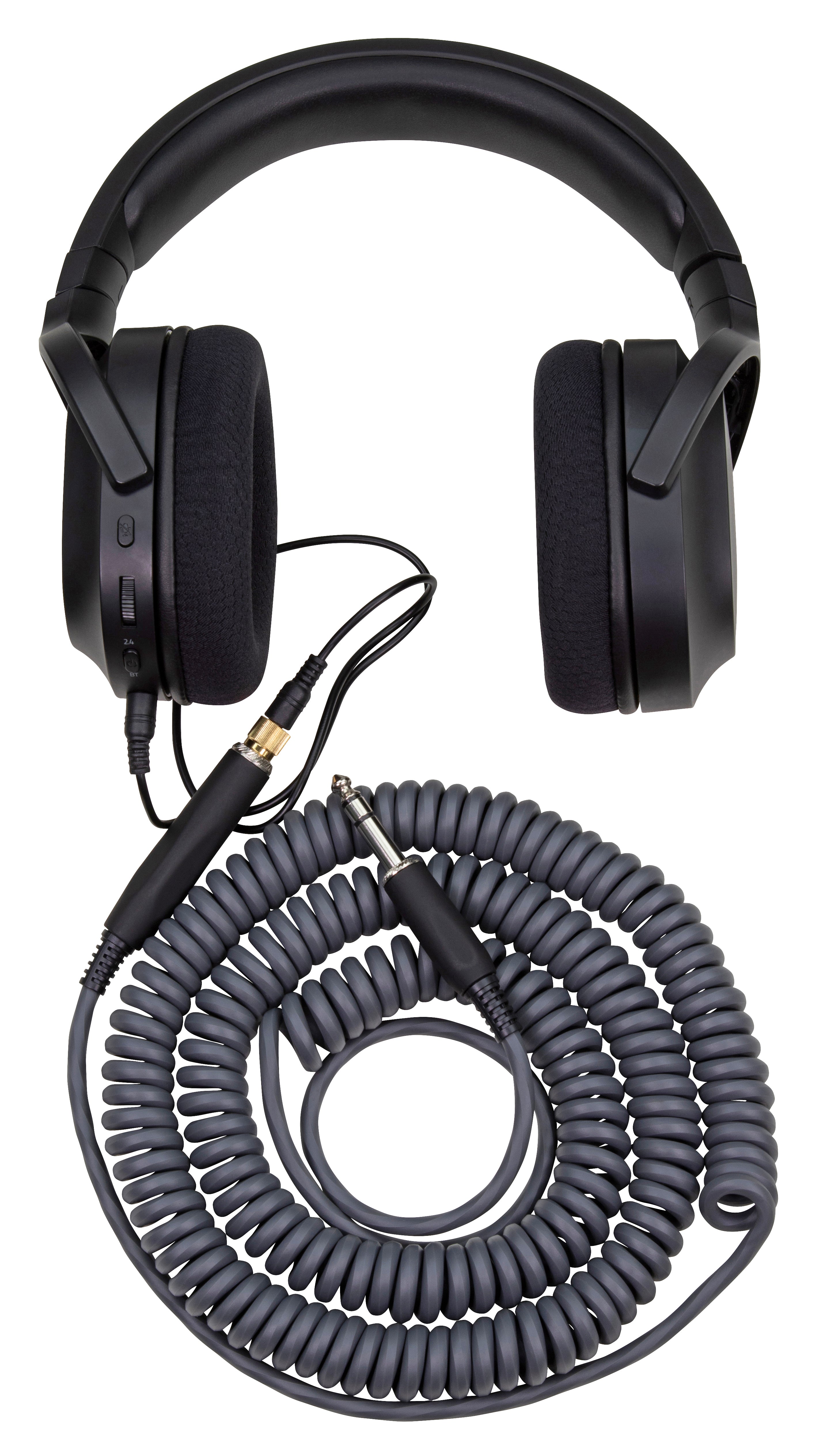 Hex Series Coiled Headphone Extension Cable, 1/4
