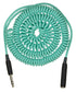 Hex Series Coiled Headphone Extension Cable, 1/4" - 25ft - Seafoam Green