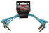 Pig Hog Lil Pigs 6in Low Profile Patch Cables - Daphne Blue