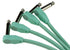 Pig Hog Lil Pigs 6in Low Profile Patch Cables - Seafoam Green