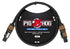 Pig Hog Speaker Cable, 3ft (14 gauge wire), Speakon to Speakon