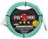 Hex Series Silent Cable 10 ft Seafoam Green, Right Angle