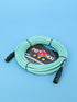 Pig Hog Hex Series Mic Cable, 30ft - Seafoam Green