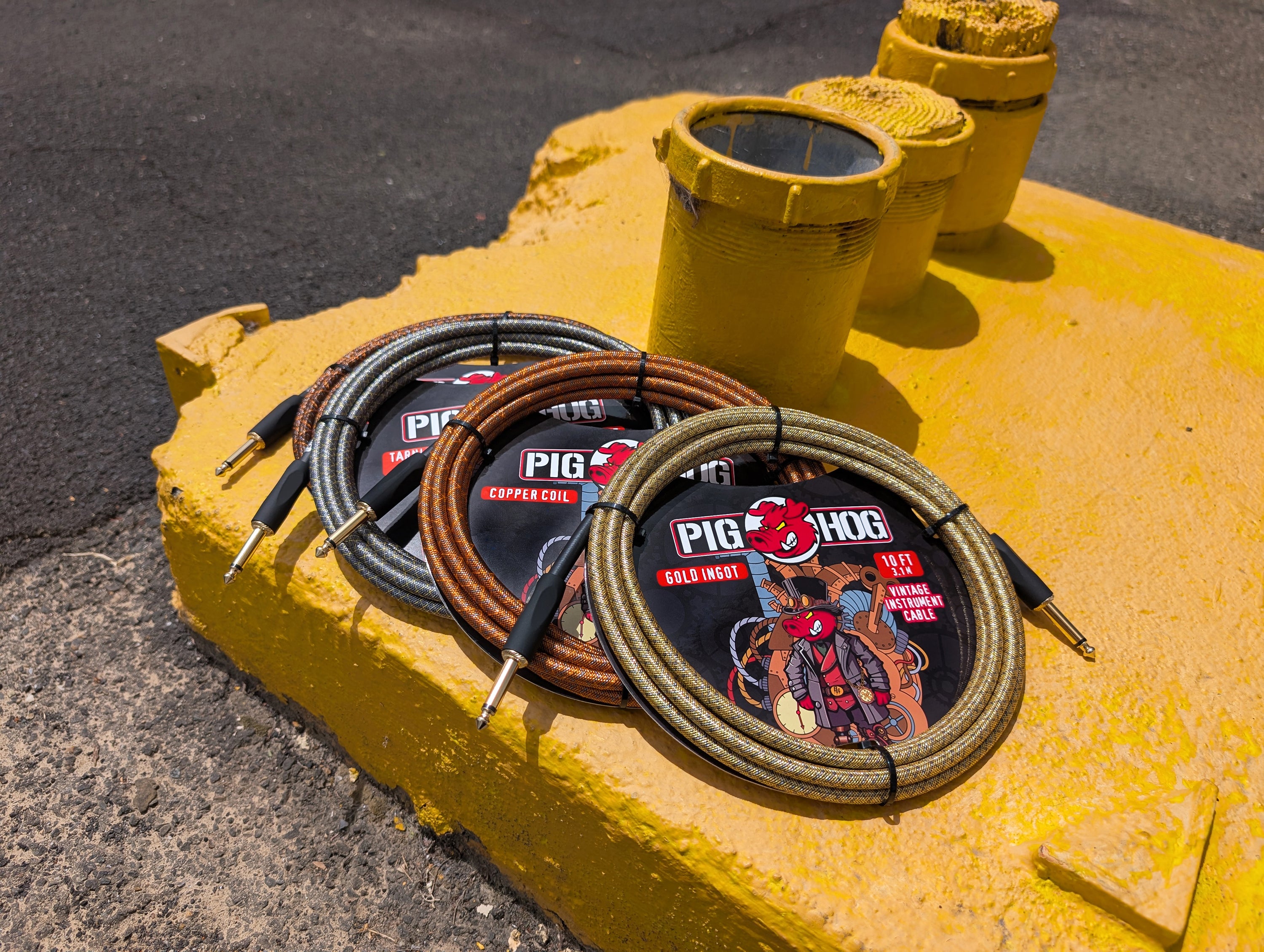 Pig Hog "Gold Ingot" Instrument Cable, 20ft