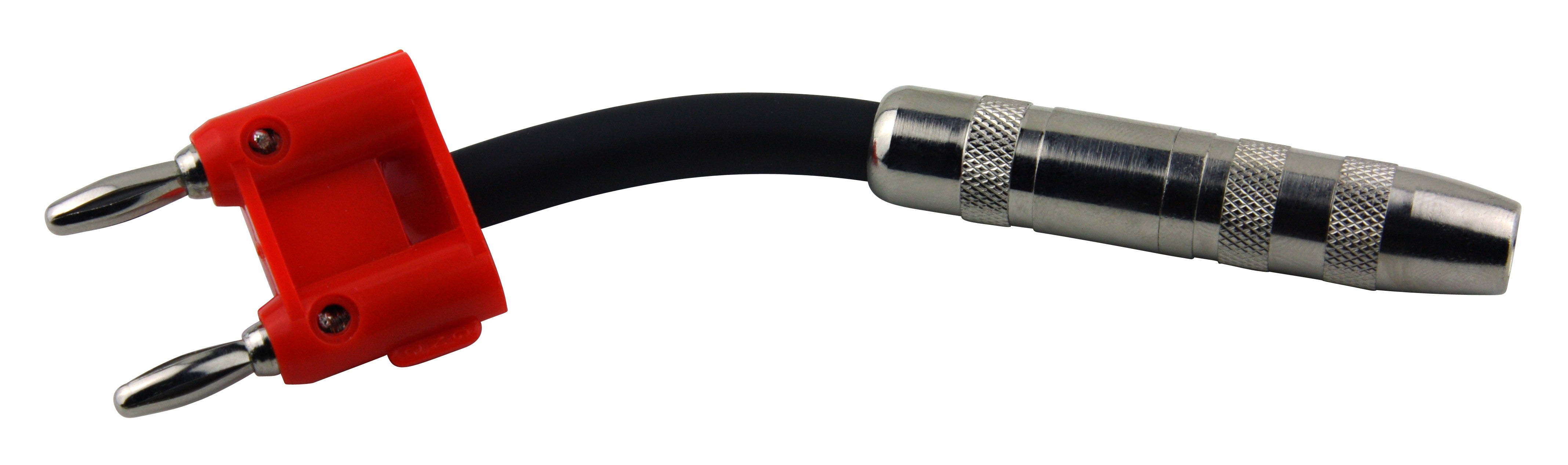 Pig Hog Solutions - 6" 1/4"(F)-Dual Banana Adapter Cable