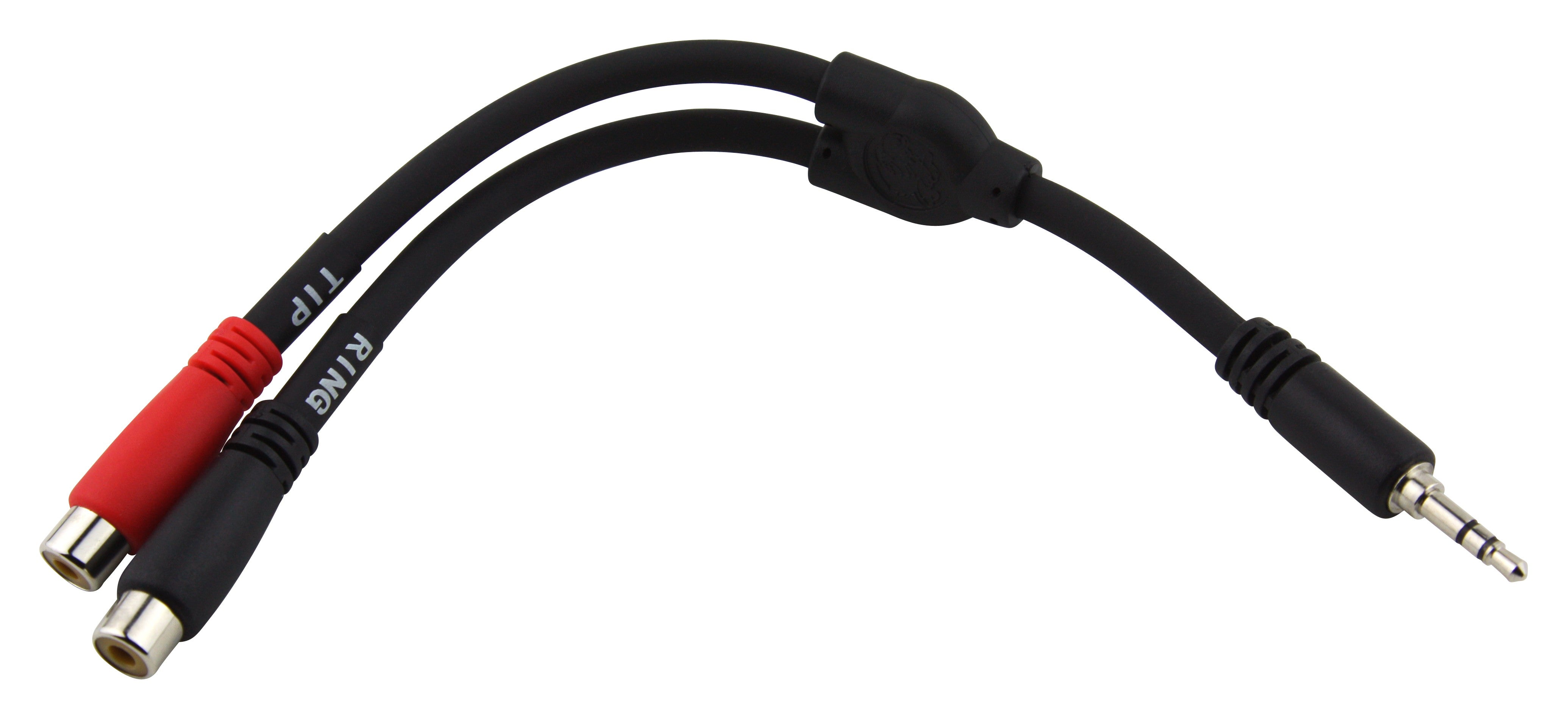 Audio cable with 3.5mm jack and RCA