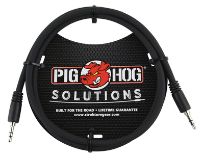 Pig Hog Solutions - 3.5mm TRS to 3.5mm TRS, 3ft cable