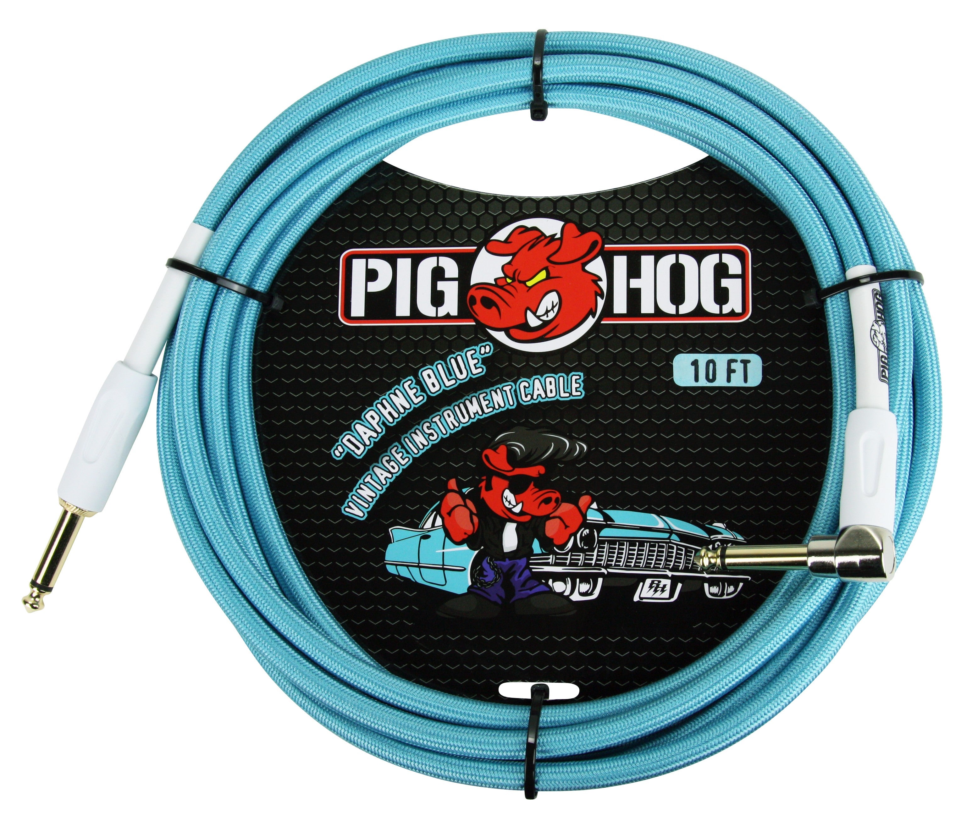 Pig Hog "Daphne Blue" Instrument Cable