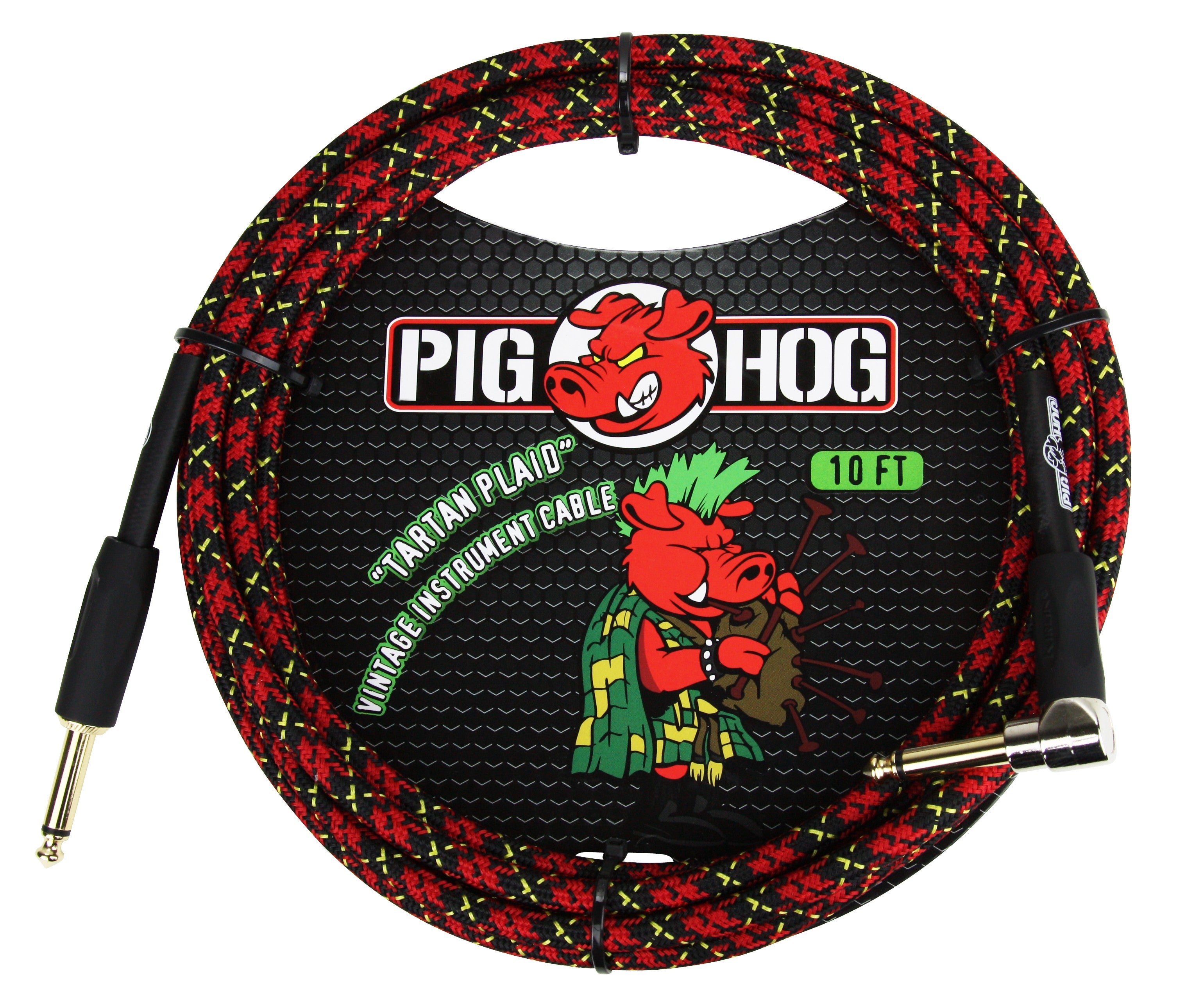 Pig Hog "Tartan Plaid" Instrument Cable