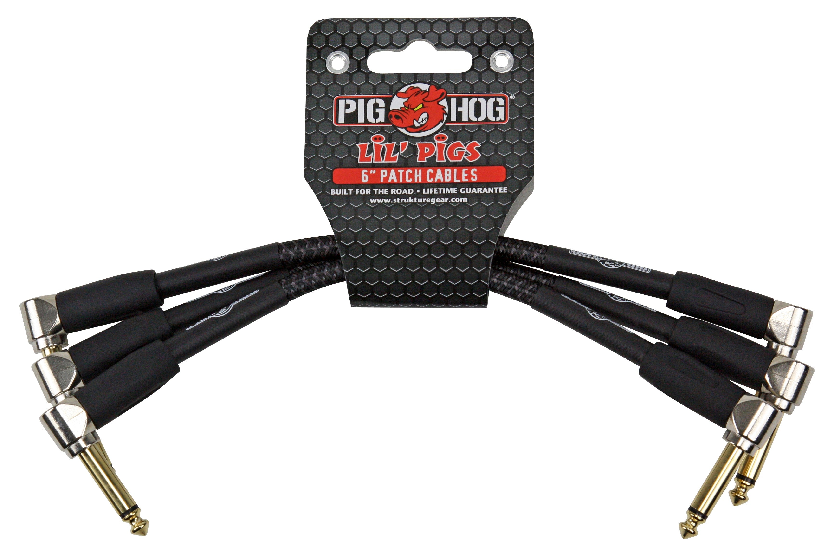 Pig Hog Lil Pigs "Amp Grill" 6in Patch Cables