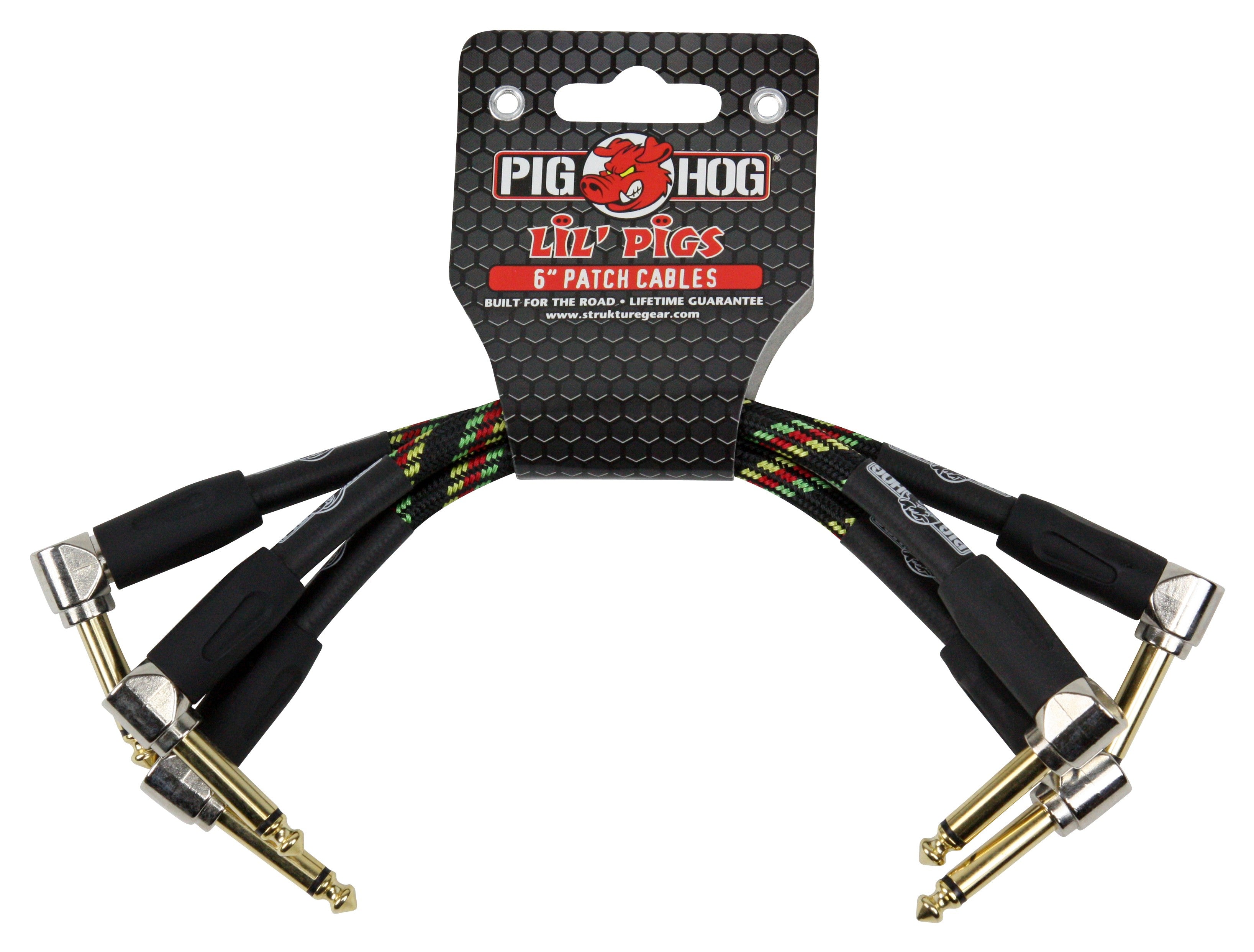 Pig Hog Lil Pigs "Orange Cream" 6in Patch Cables