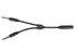 Pig Hog Solutions - 6" Y Cable, Mono 1/4"(F)-Dual Mono 1/4"(M)