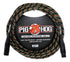 Pig Hog "Rasta Stripes" Woven Mic Cable, XLR