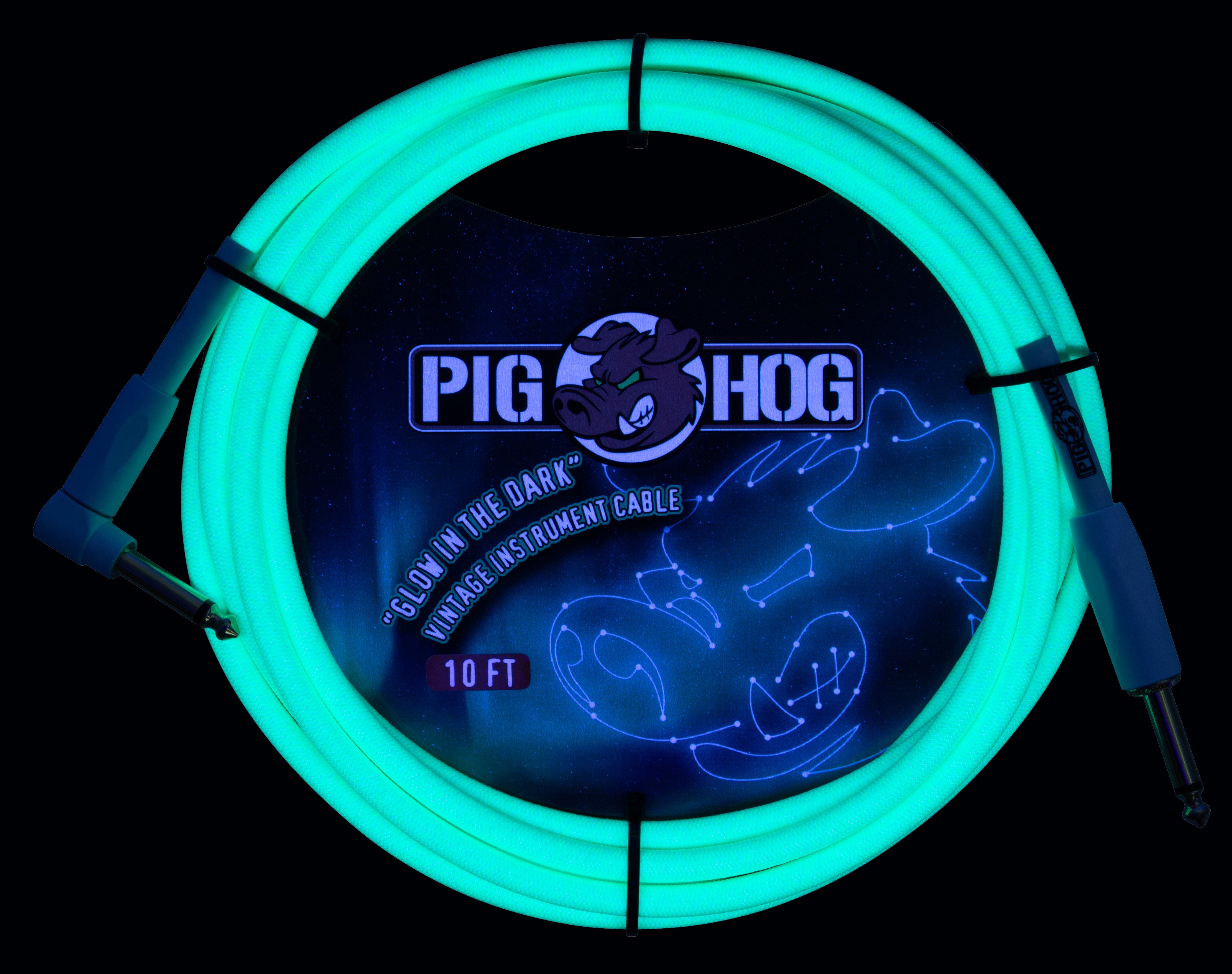 Pig Hog Glow In The Dark Instrument Cables