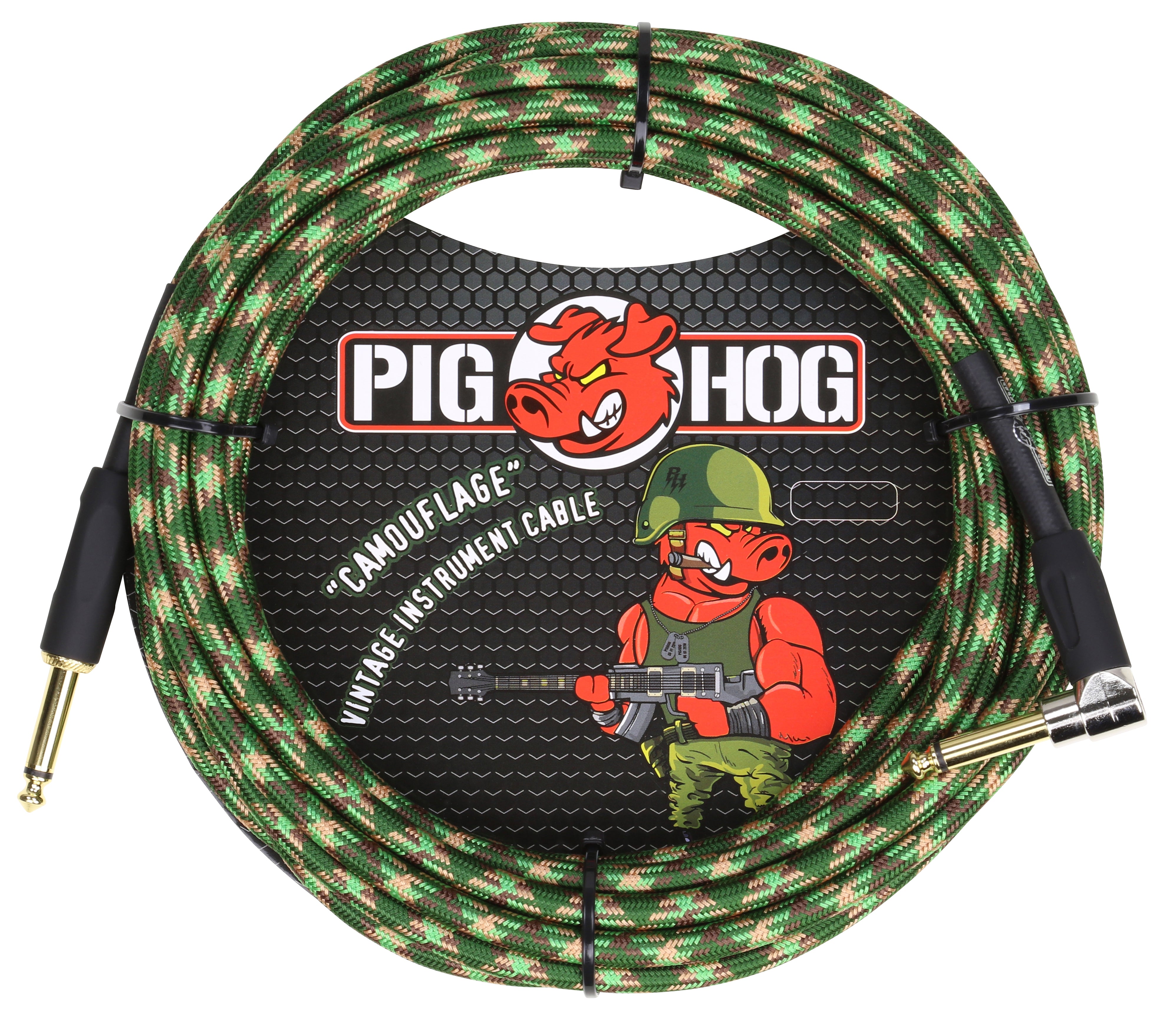 Pig Hog "Camouflage" Instrument Cable