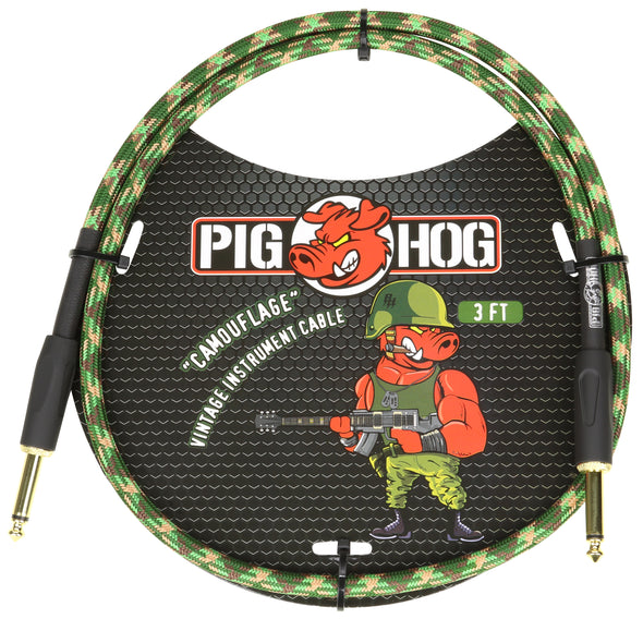 Pig Hog  "Camouflage" 3ft Patch Cable