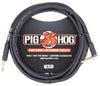 Pig Hog 10ft 1/4" - 1/4" Right Angle 8mm Inst. Cable