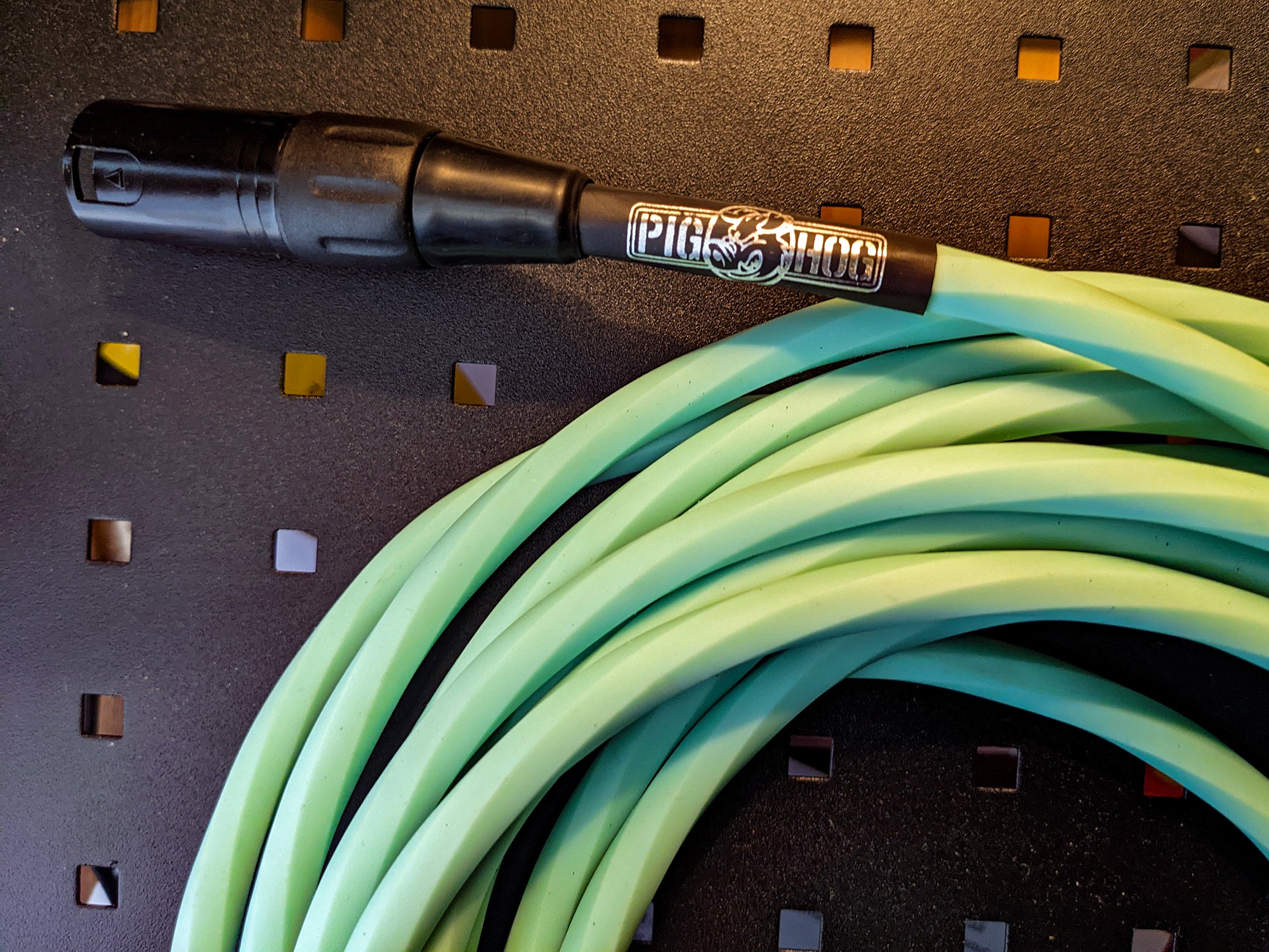 Pig Hog Hex Series Mic Cables - Seafoam Green