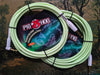 Pig Hog Glow In The Dark Instrument Cables, Right Angle 10ft