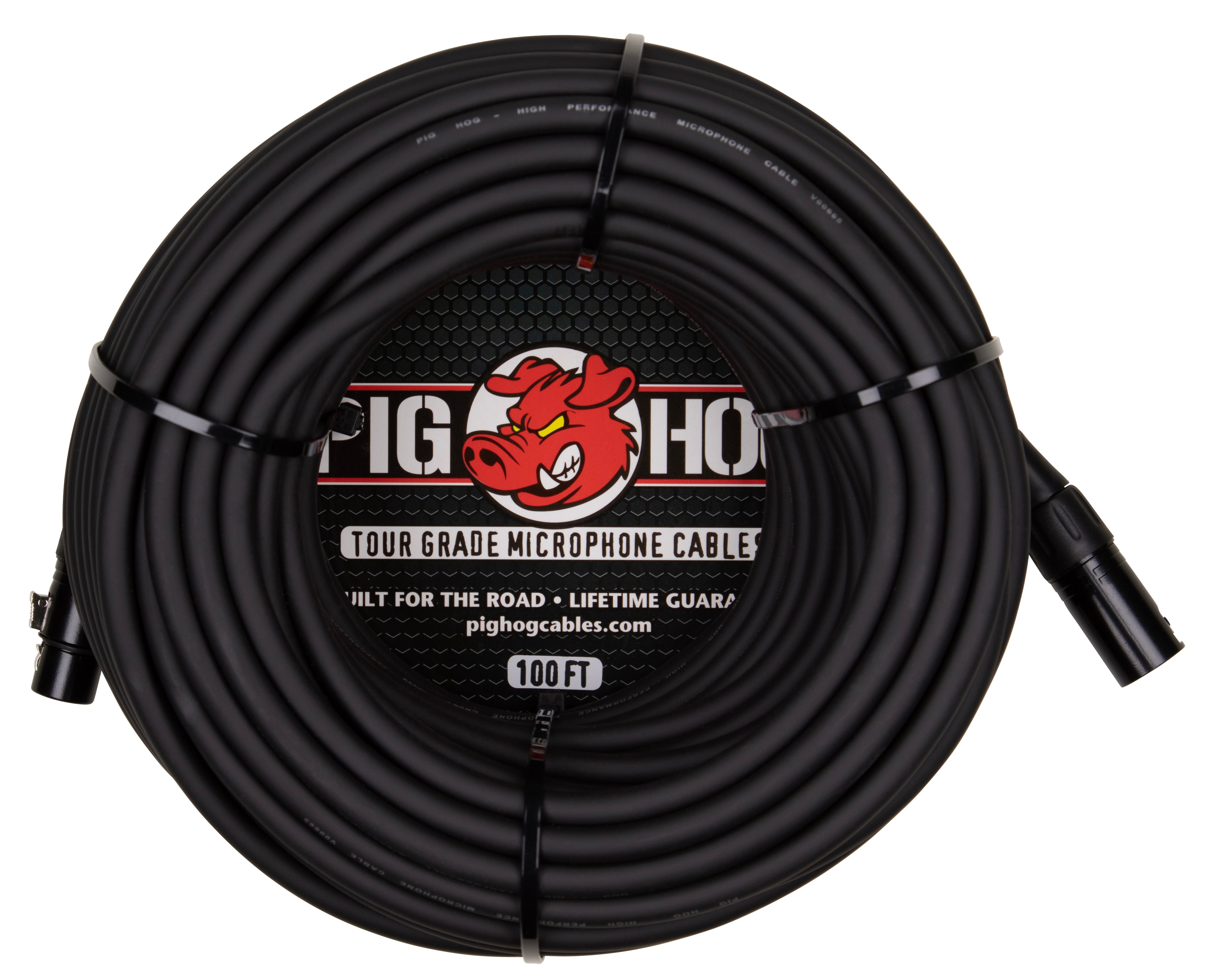 Pig Hog 8mm Mic Cable, 100ft XLR