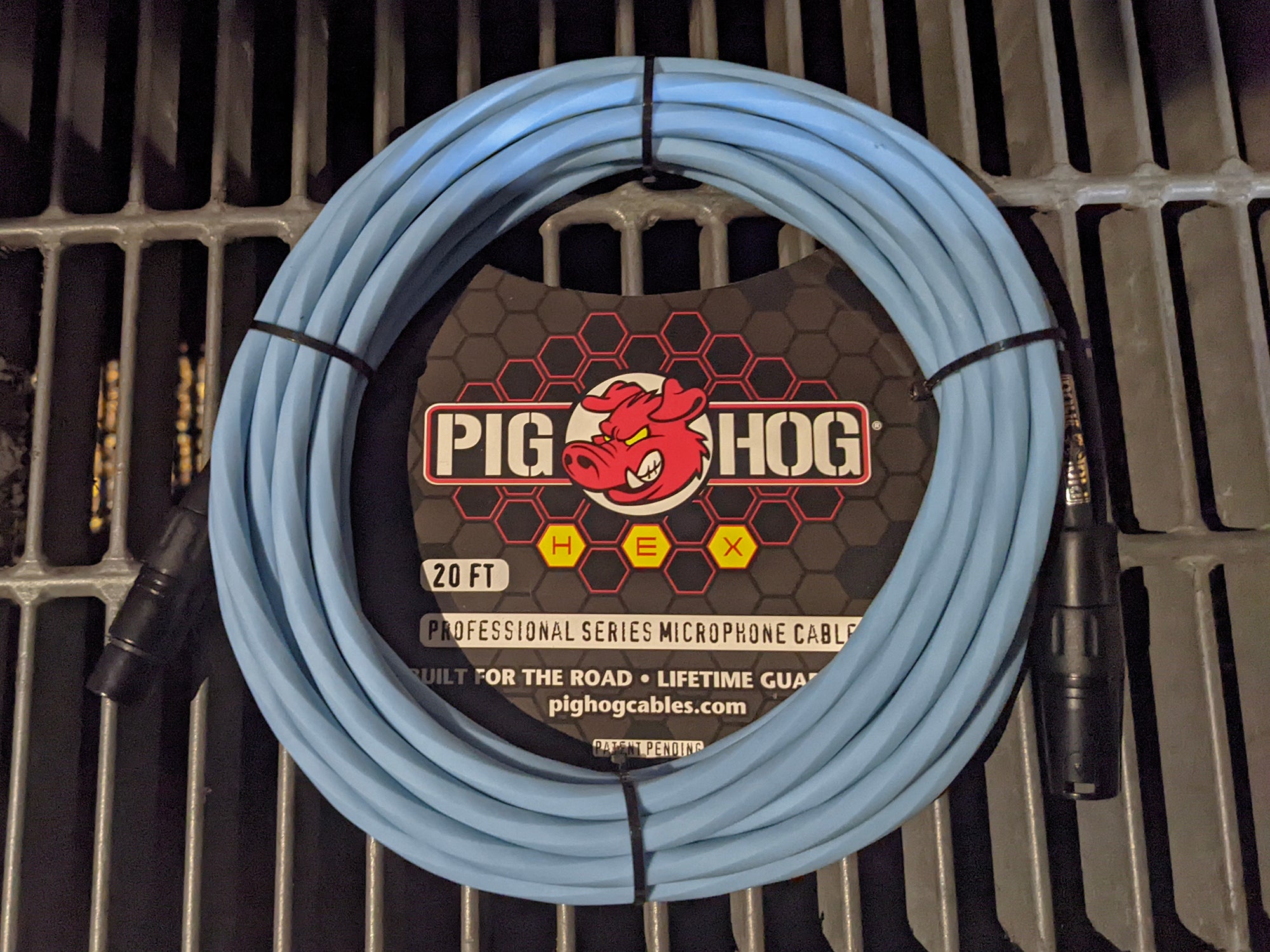 Pig Hog Hex Series Mic Cables - Daphne Blue