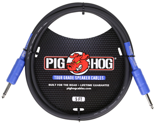 Pig Hog 9.2mm Speaker Cable, 5ft (14 gauge wire)