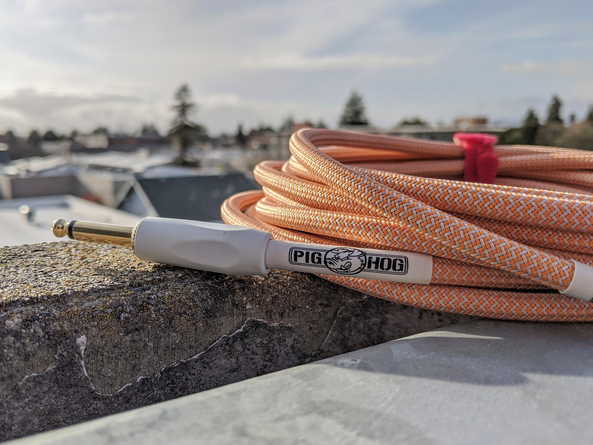 Pig Hog "Orange Crème 2.0" Instrument Cable