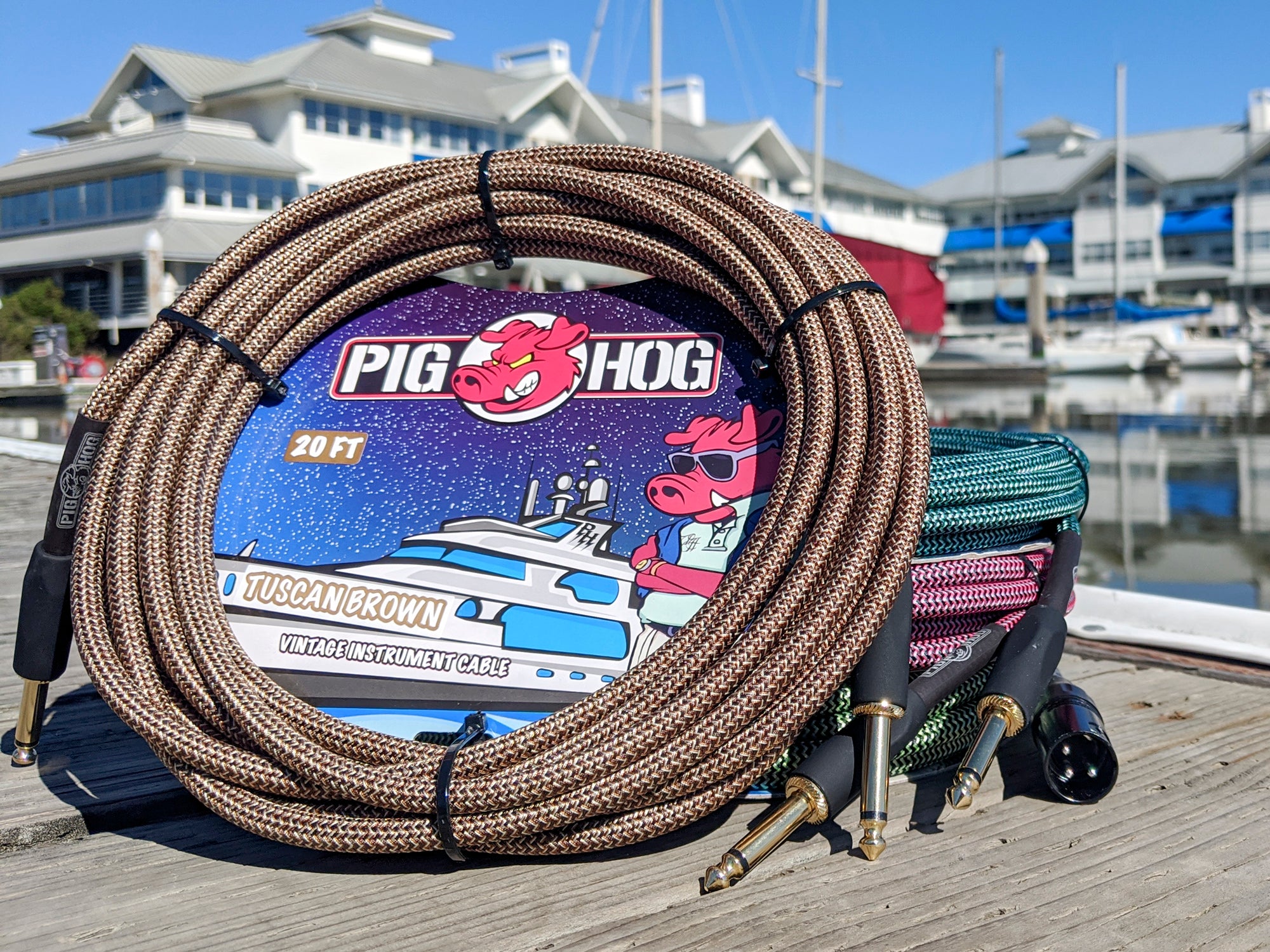 Pig Hog "Tuscan Brown" Instrument Cable