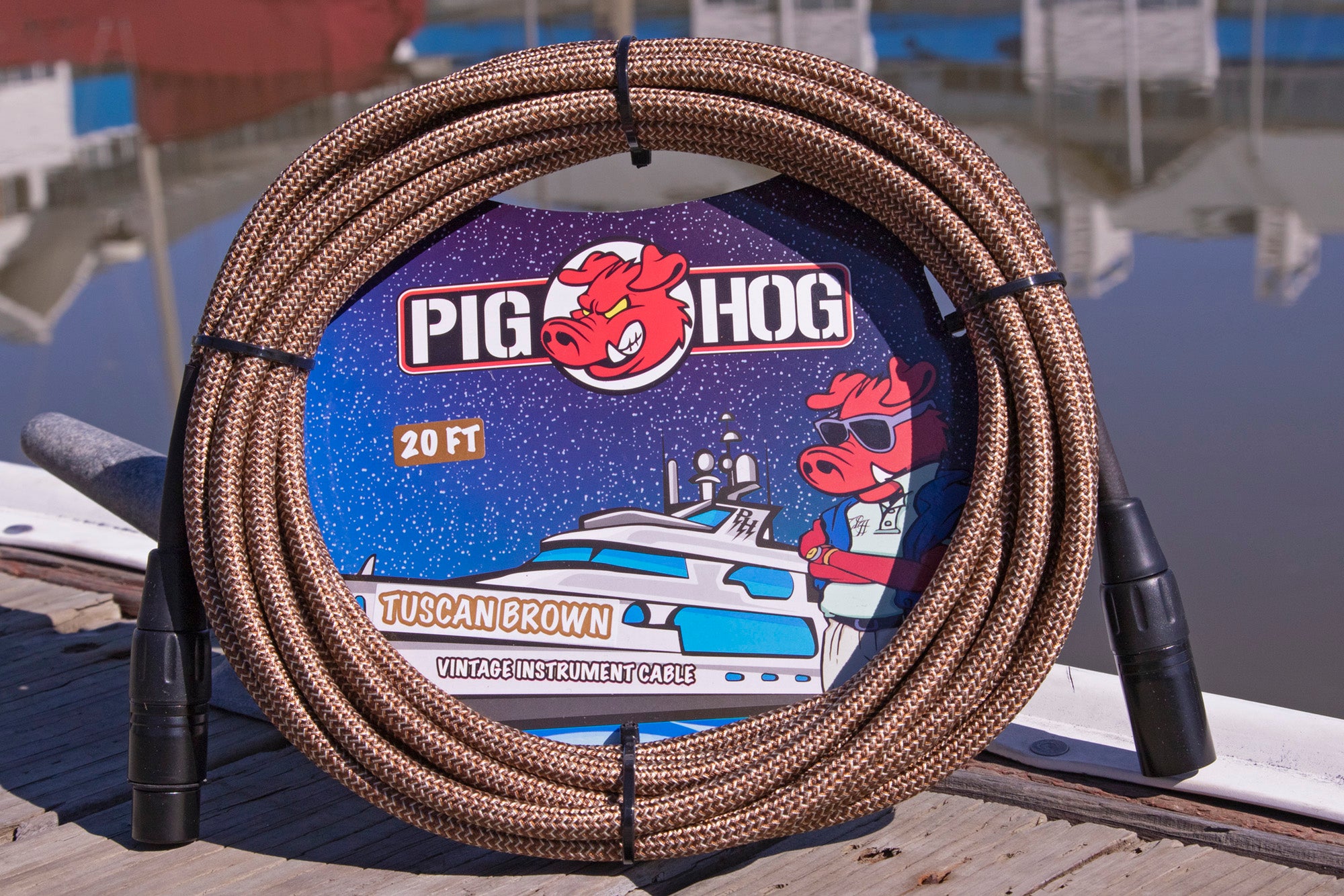 Pig Hog "Tuscan Brown" Instrument Cable