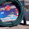 Pig Hog "Tahitian Blue" Woven Mic Cable, 20ft XLR
