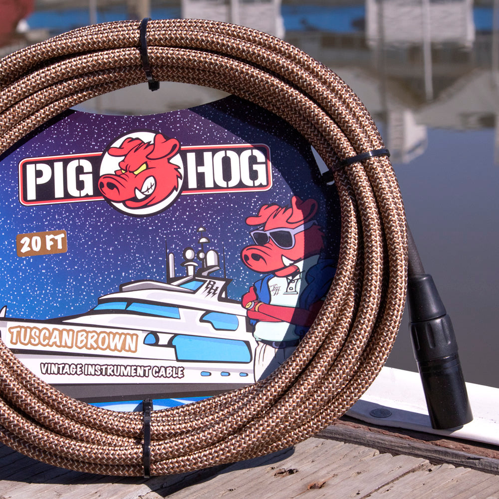 Pig Hog "Tuscan Brown" Instrument Cable