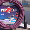 Pig Hog "Riviera Purple" Woven Mic Cable, 20ft XLR
