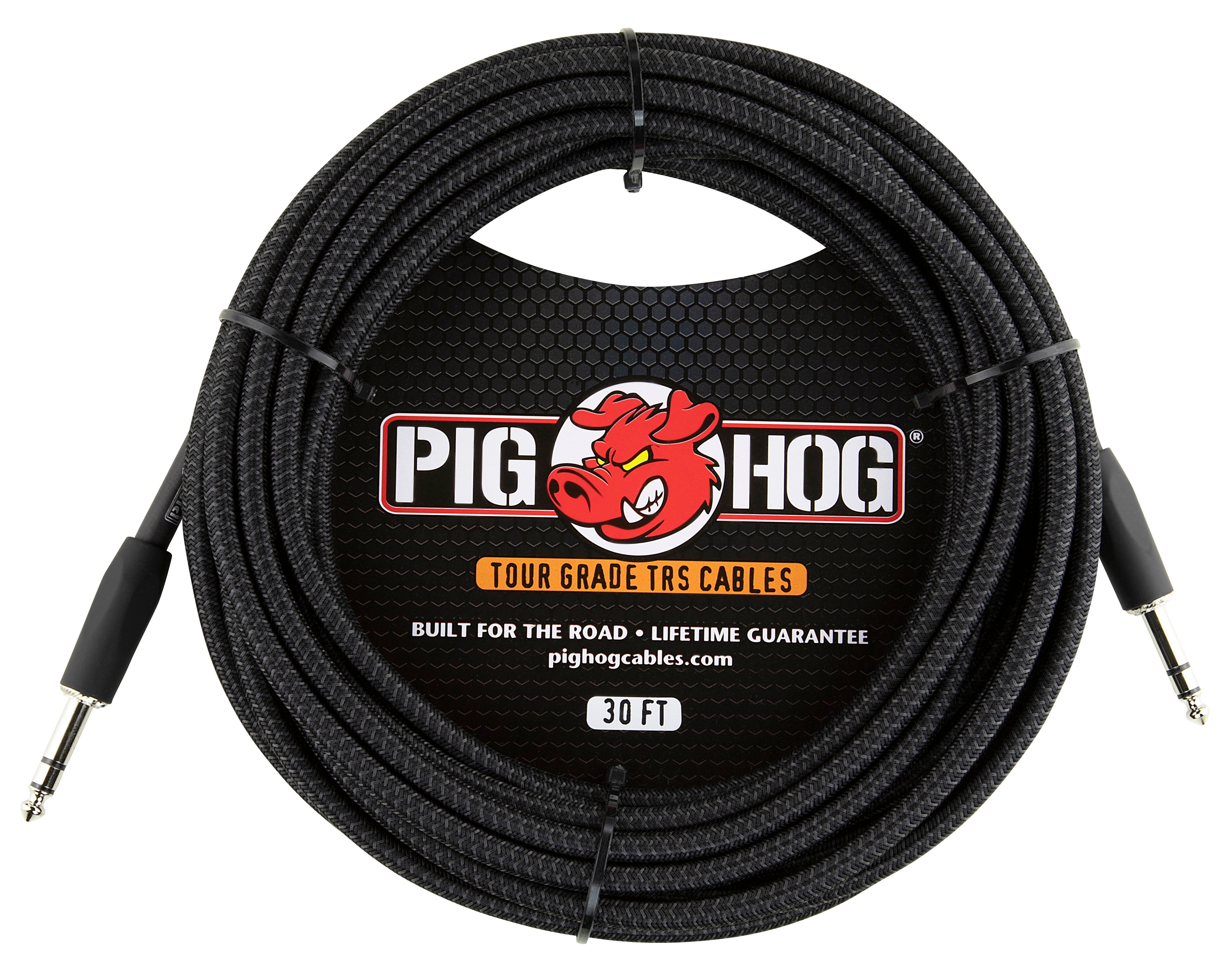 Pig Hog Vintage Series “Black Woven” TRS Cable